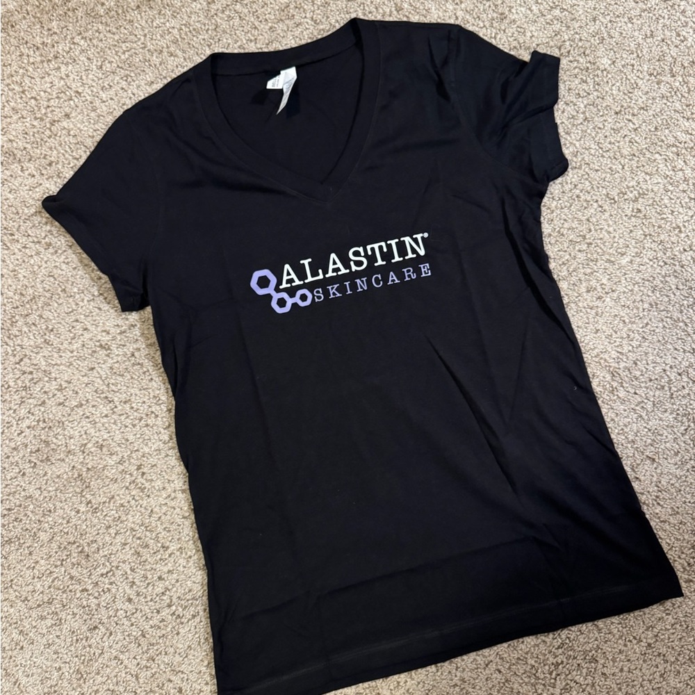 Alastin Skincare Exclusive Promo V-Neck Event Release Med Spa Esthetician Shirt